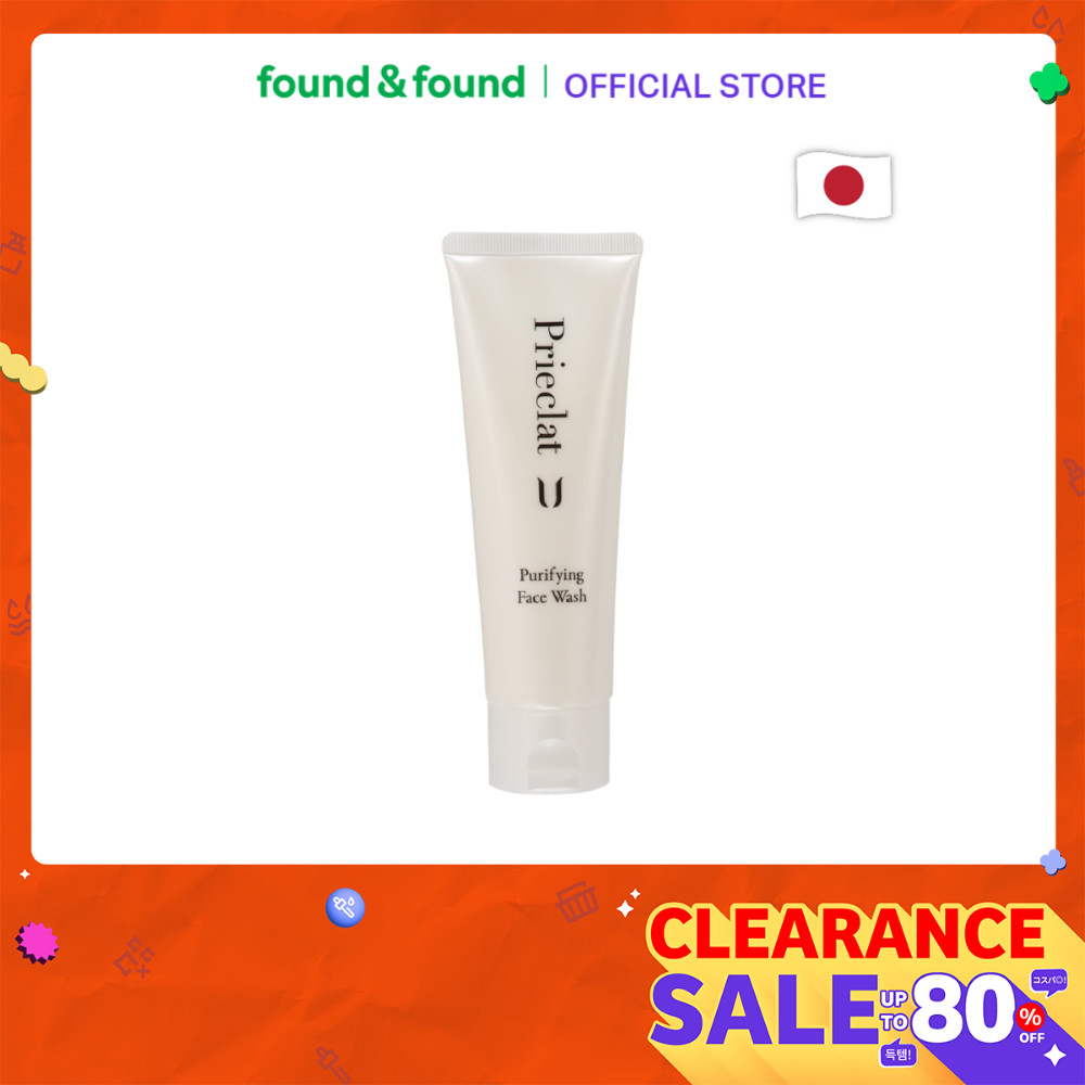 [EXP 2027-08-10] PriEclat U Purifying Wash 120g โฟมล้างหน้า เพียวริฟายอิง สำหรับผิวมัน found & found