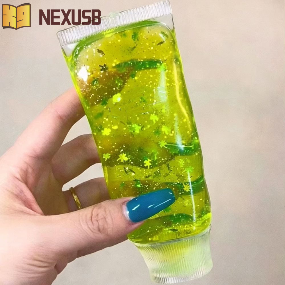 NEXUSBEAM น้ํายาทําความสะอาดผิวหน้า Fidget, ซอฟท์ยืดหยุ่น Shapeable ยาสีฟัน Squishy ของเล่น, ความแปลกใหม่ Sensory Non-Bounce Pinch Squishy ของเล่นเด็กและผู้ใหญ่