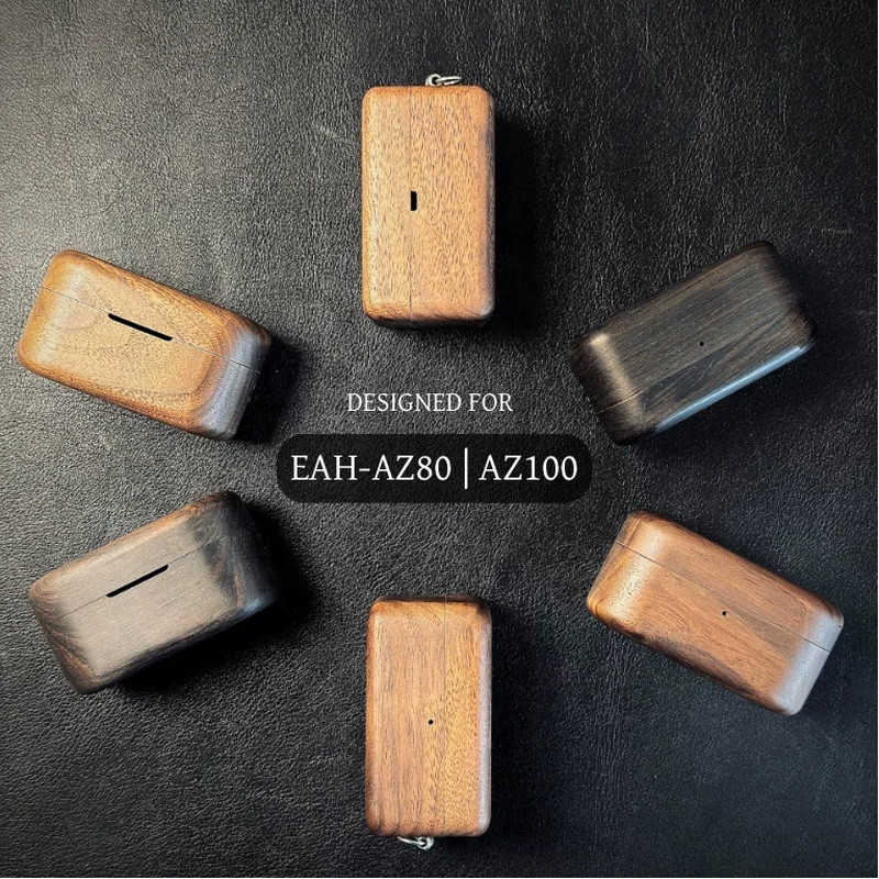 Panasonic Technics EAH-AZ100/AZ80 หูฟังไม้เนื้อแข็งเคสป้องกัน Panasonic AZ80/AZ100 เคสป้องกันแม่เหล็