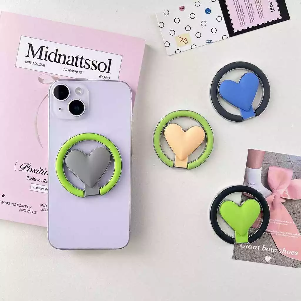 Universal Love Shape Bracket Holder Case สำหรับโทรศัพท์มือถือทุกรุ่น thumbnail 5