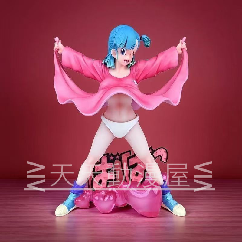 จัดส่งฟรี Dragon Ball รุ่น Flip กระโปรง Buma Bulma ฉากยืนตกแต่งอะนิเมะ สินค้า ตุ๊กตาชนิดบรรจุกล่องของขวัญ