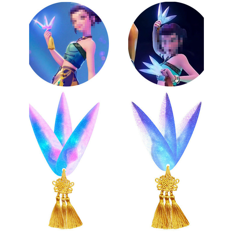Witch Hunter Group K-POP ตะกั่วเต้นรํา Zoe พู่ Dart Props Lumi ต่างหูสร้อยคอ Mira สร้อยข้อมืออุปกรณ์