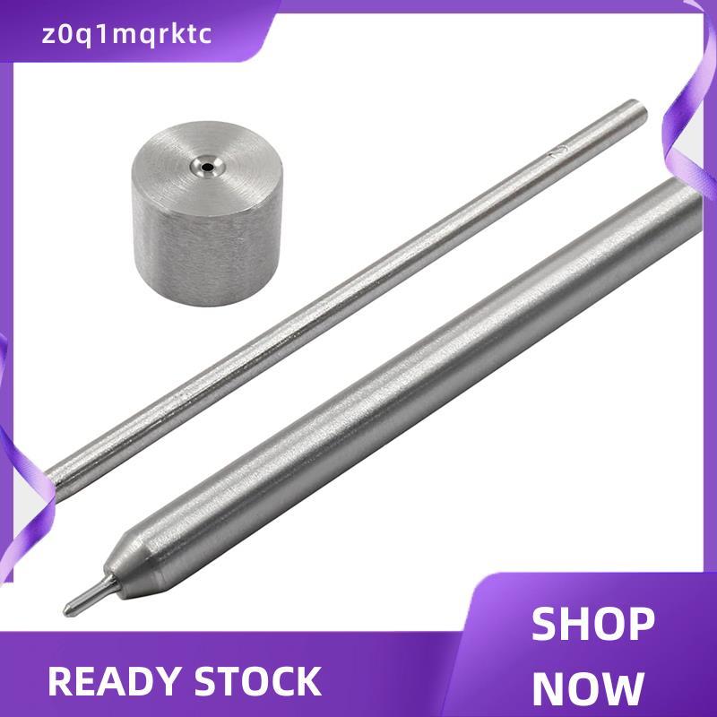 z0q1mqrktc ตาไก่หลุม Punch Die เครื่องมือ,2 มม.Grommet Setter Hollow Punch Base & Ram สําหรับหนังหัต