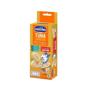 นอติลุส ทูน่าสเปรดพร้อมแครกเกอร์ Nautilus Tuna Spread with Cracker 115g.