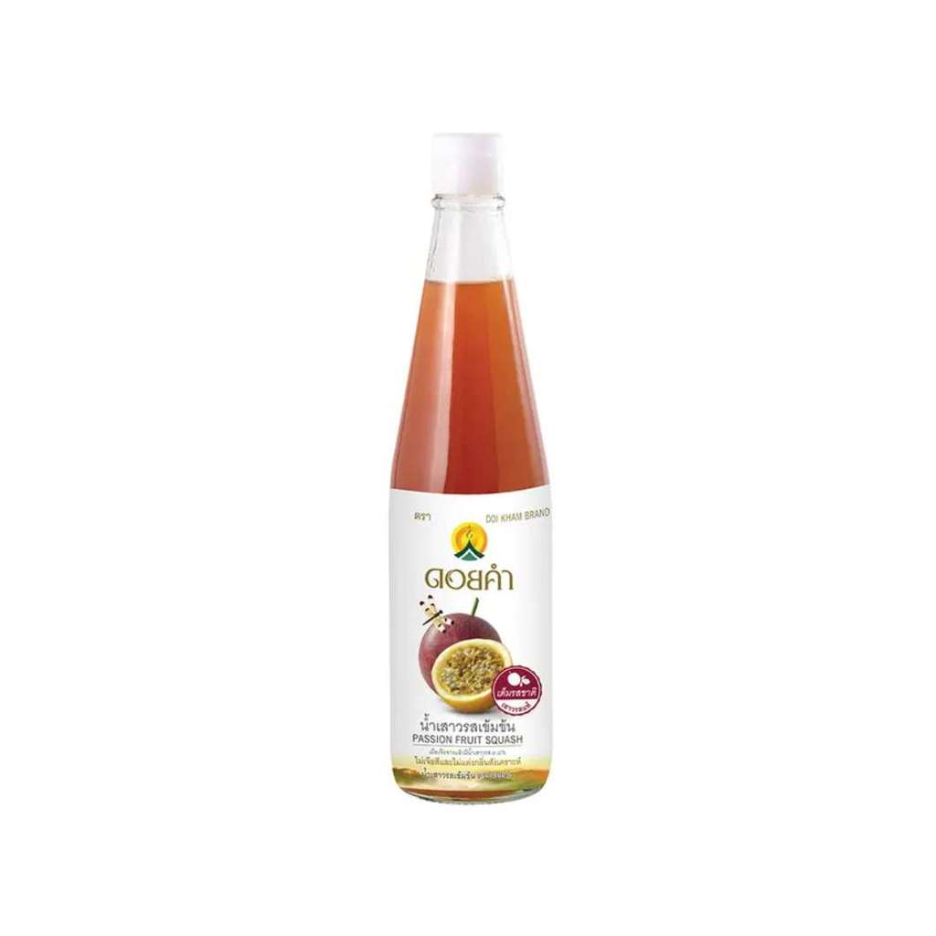 ดอยคำ น้ำเสาวรสเข้มข้น Doi Kham Passion Fruit Squash 500ml.