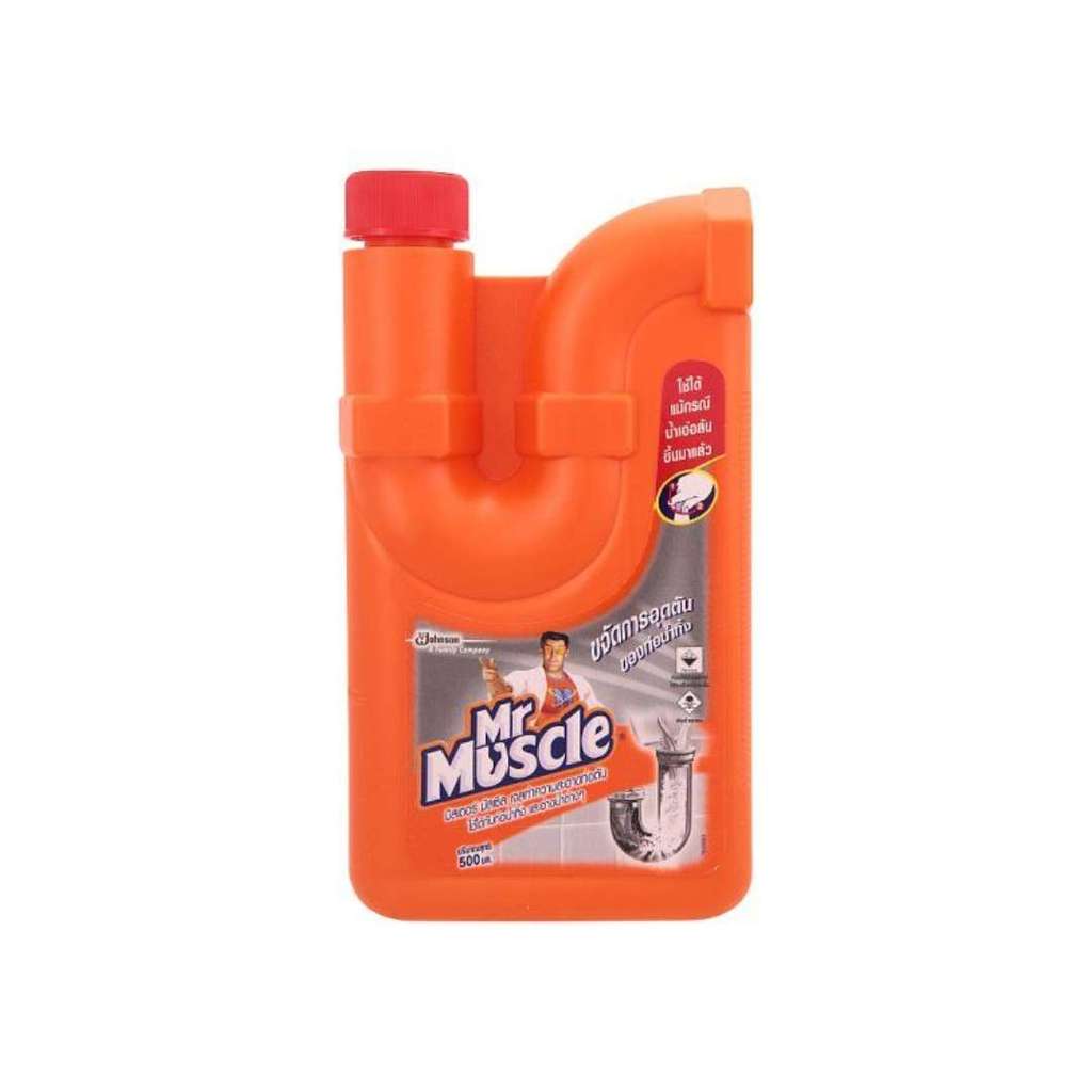 มิสเตอร์มัสเซิล เจลทำความสะอาดท่อตัน Mr.Muscle Drain Gel 500ml.
