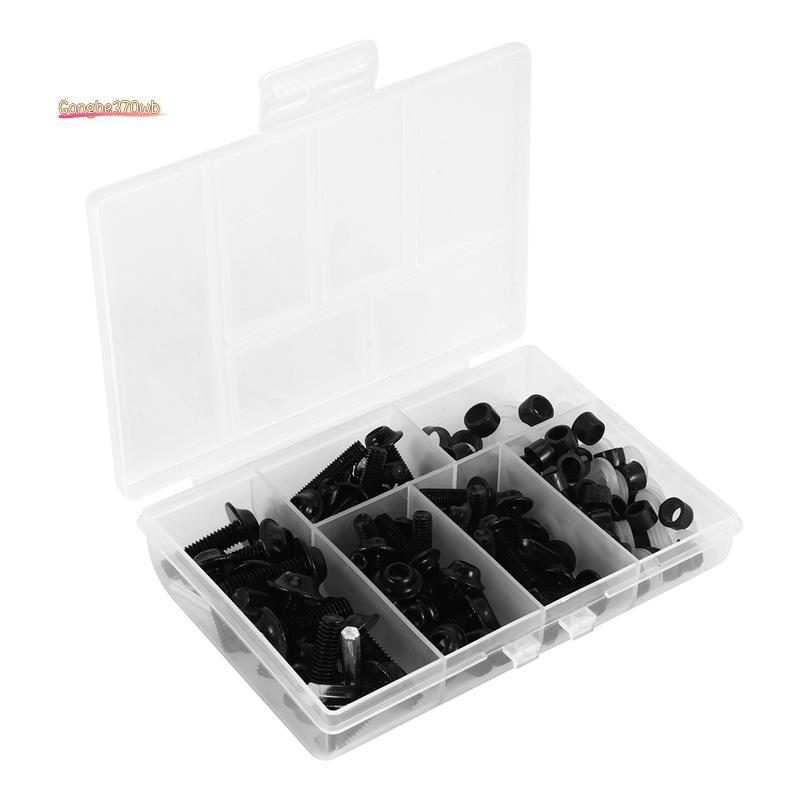 158PCS Universal รถจักรยานยนต์ Fairing สกรูถั่วชุด Moto Body Work Bolts สําหรับ YZF R1 R6 R3 2004- 2