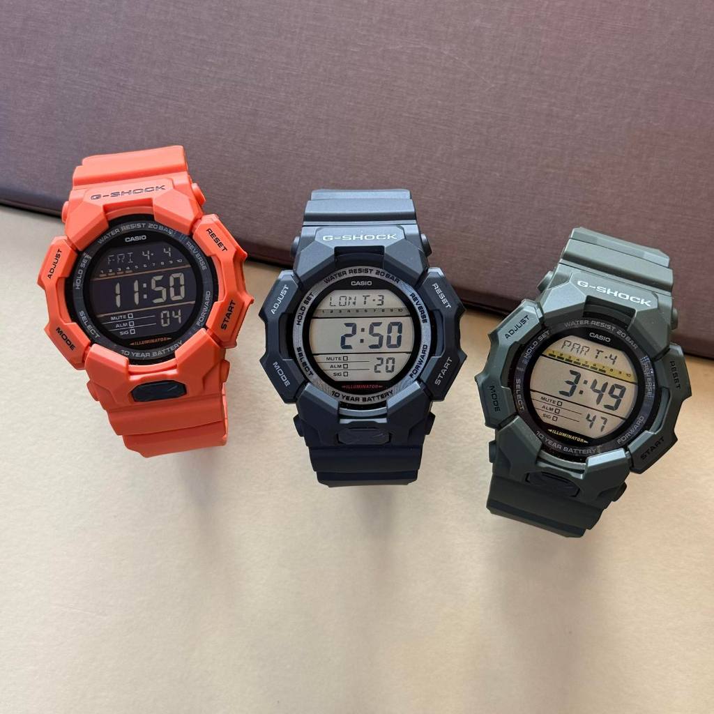 ปรับให้เข้ากับ g-shock GD-010 นาฬิกาสปอร์ต Mens Resin Band Watch GD-010-1 GD-010-3 GD-010-4 สายนาฬิก