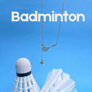 WELRY.acc พร้อมส่ง สร้อยคอ รุ่น Badminton