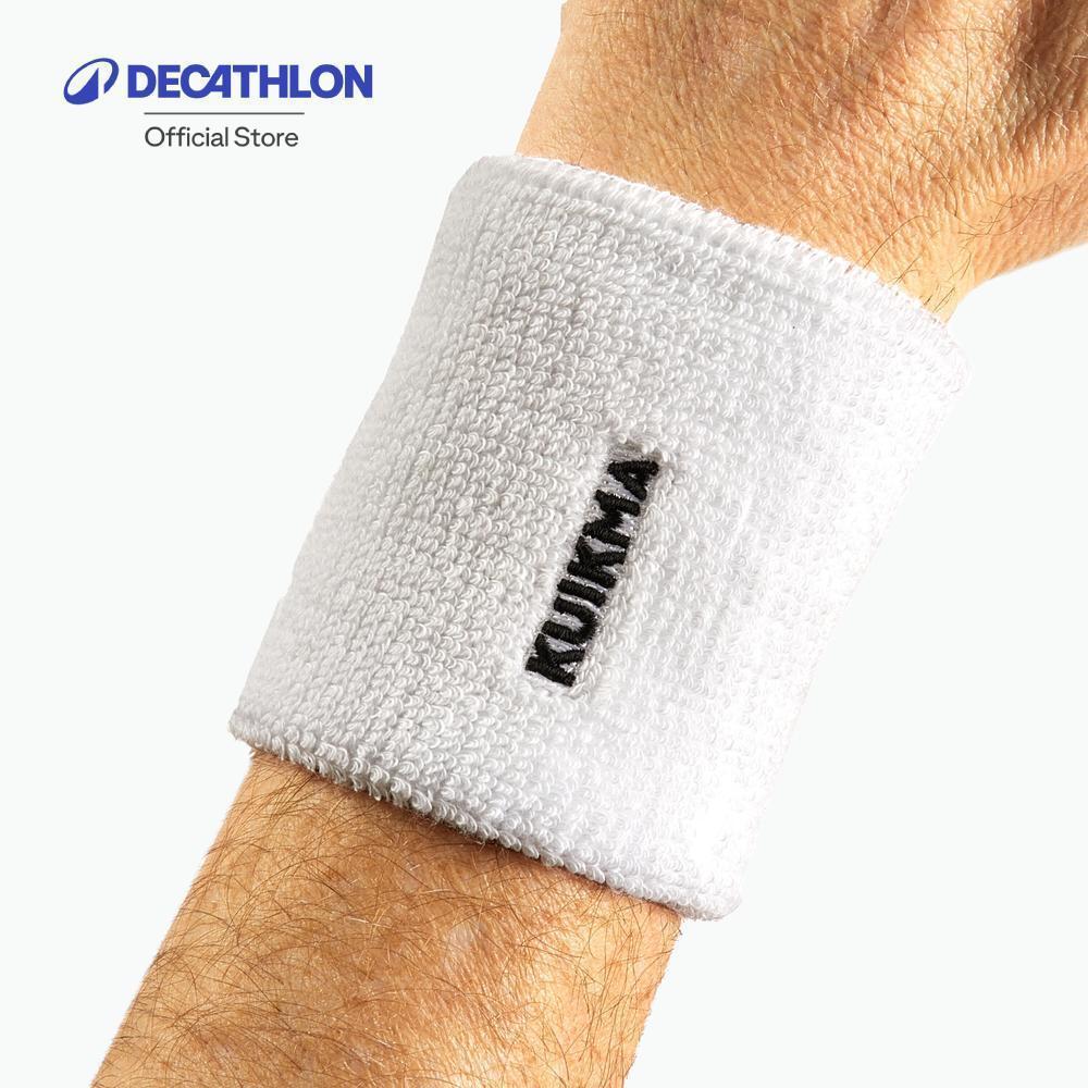 Decathlon Tp 100 Tennis Wristband ปลอกรัดข้อมือเทนนิสรุ่น Tp 100 - White
