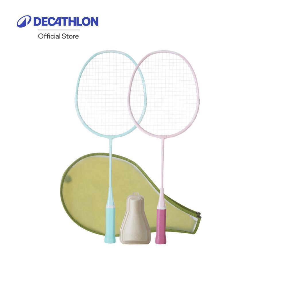 Decathlon Kids Badminton Racket Set Br100 Kid Set Starter ชุดแบดมินตันฝึกเล่นสำหรับเด็ก รุ่น Br100 - Blue/Pink