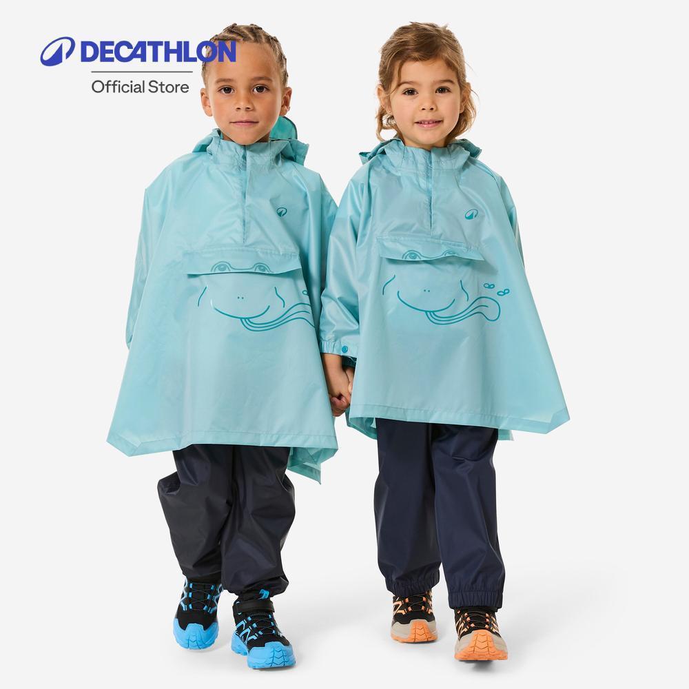 Decathlon Kids’ Rain Cape เสื้อคลุมกันฝนสำหรับเด็กอายุ 2-6 ปีรุ่น Mh100 - Blue