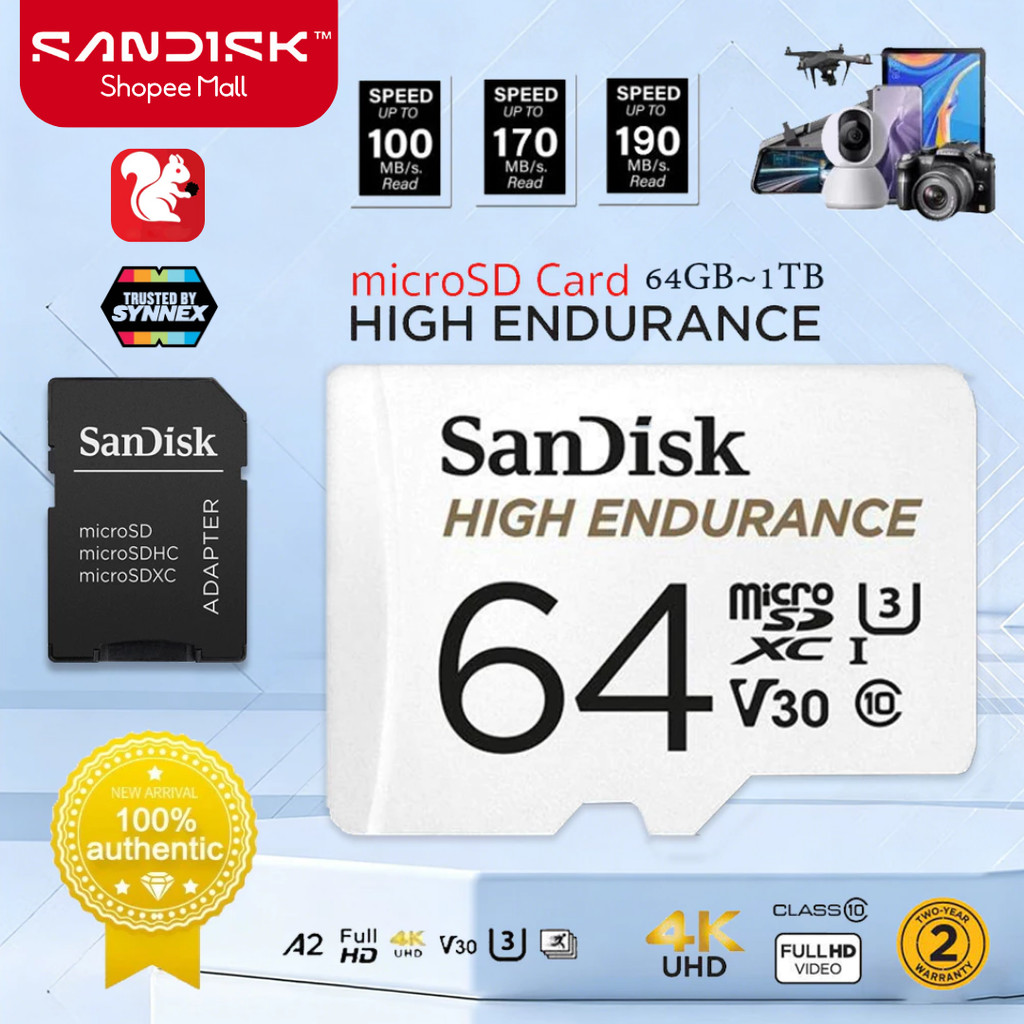 เมมโมรี่การ์ด SanDisk High Endurance Micro SDXC Class10 by Studio7
