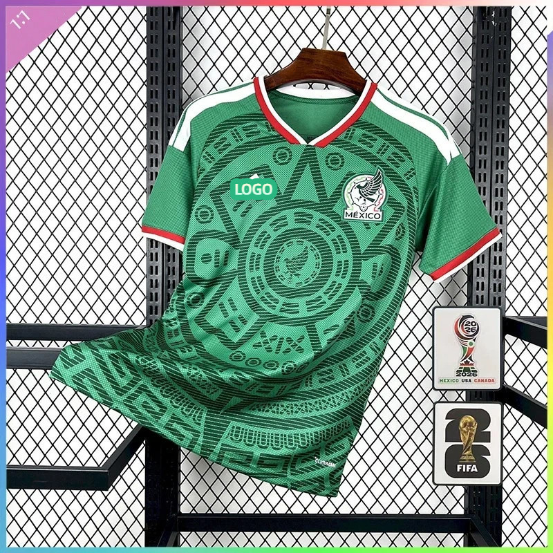เสื้อฟุตบอลทีมชาติเม็กซิโก 2026 แบบแฟนเอดิชัน สำหรับบ้านและนอกบ้าน