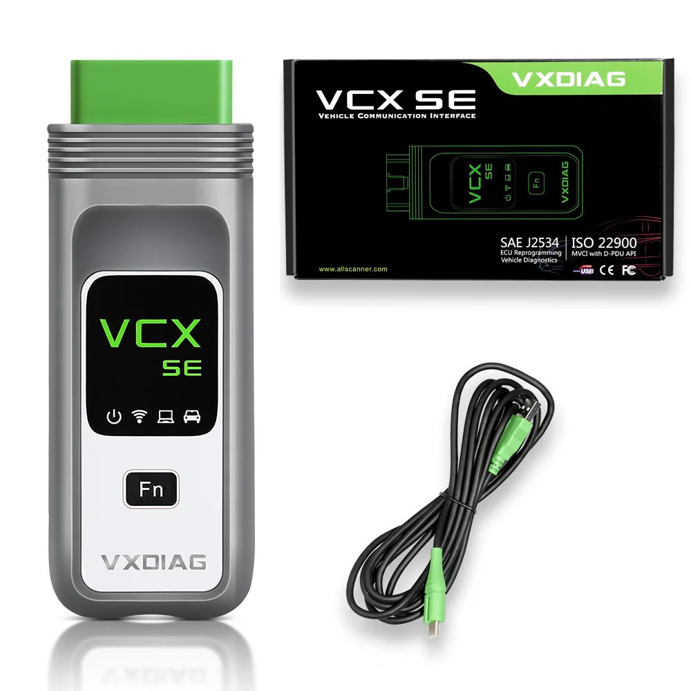 มาตรฐาน VXDIAG VCX SE 6154 Odis J2534 อินเทอร์เฟซการวินิจฉัยสนับสนุน DOIP สําหรับ VW/AUDI/SKODA