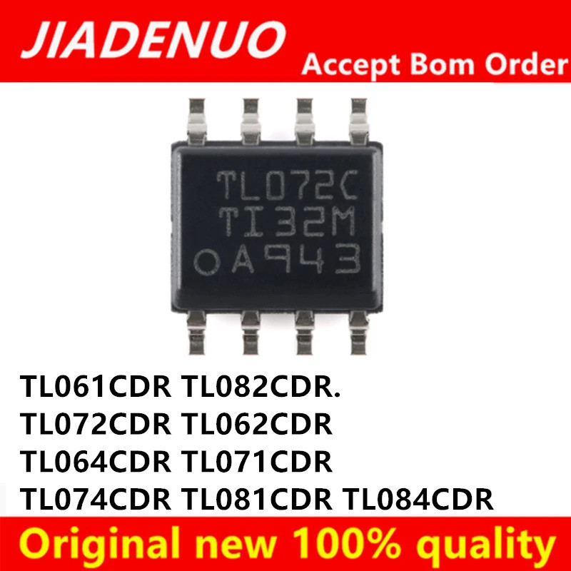 5PCS TL072CDR TL061CDR TL062CDR TL064CDR TL071CDR TL074CDR TL081CDR TL082CDR TL084CDR TL072C TL071C 