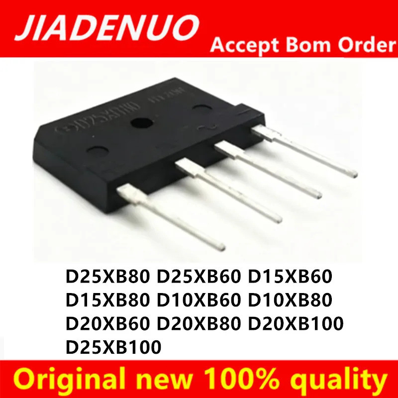 5PCS D25XB80 D25XB60 D15XB60 D15XB80 D10XB60 D10XB80 D20XB60 D20XB80 D20XB100 D25XB100 ชิปเซ็ต IC