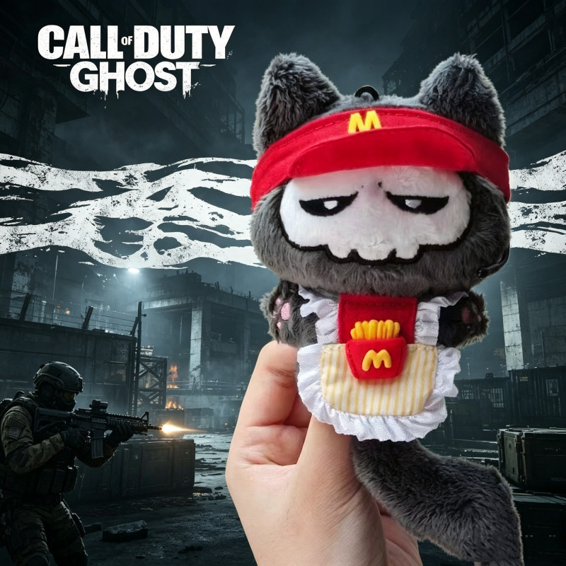 10 ซม. Call of Duty Ghost ตุ๊กตาตุ๊กตาน่ารัก Simon Riley ตุ๊กตาผ้าฝ้ายพัดลมเกมนุ่มสะสม