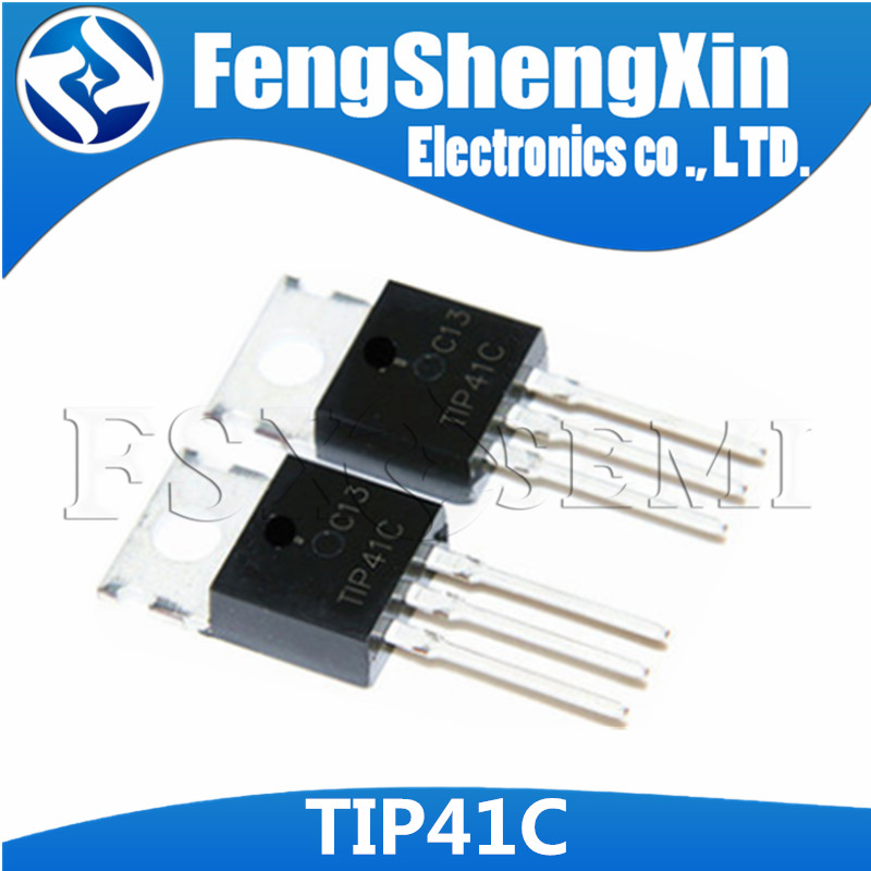 10 ชิ้น/ล็อต TIP41C TIP41 POWER ทรานซิสเตอร์ TO-220