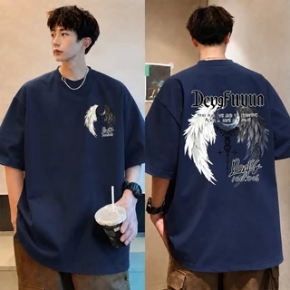 UT shop เสื้อยืด oversize ผ้าCotton 100% เสื้อแฟชั่น "DONFS " สบายและนุ่ม แขนสั้น ฤดูร้อน สไตล์เกาหลี