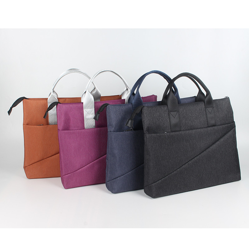 M/Amur Casual Business Briefcase Handbag File Bag Simple a4 Information Conference Bag Men Women Bag