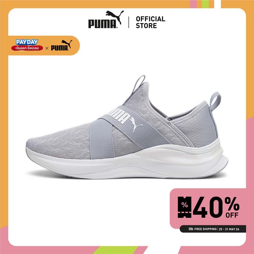 PUMA Running รองเท้าวิ่ง SOFTRIDE Harmony Slip Meta สำหรับผู้หญิง สีเทา - 37960802