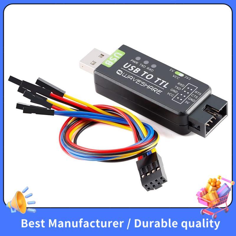 โมดูล USB เป็น TTL อะแดปเตอร์ USB เป็น Serial อุตสาหกรรม FT232RL USB เป็น UART Serial Converter อะแด