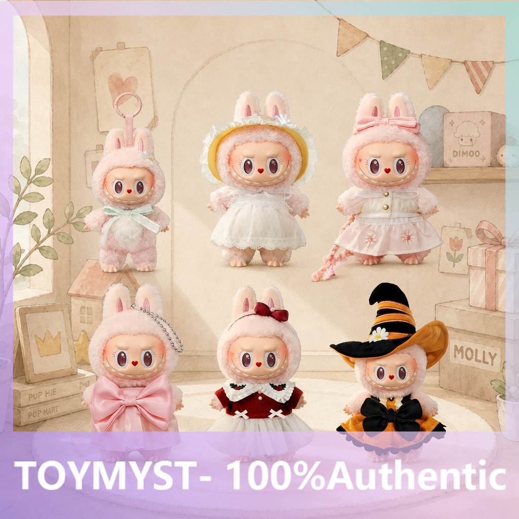 POPMART MOKOKO Series จี้ตุ๊กตาไวนิลของแท้เล่นอินเทรนด์