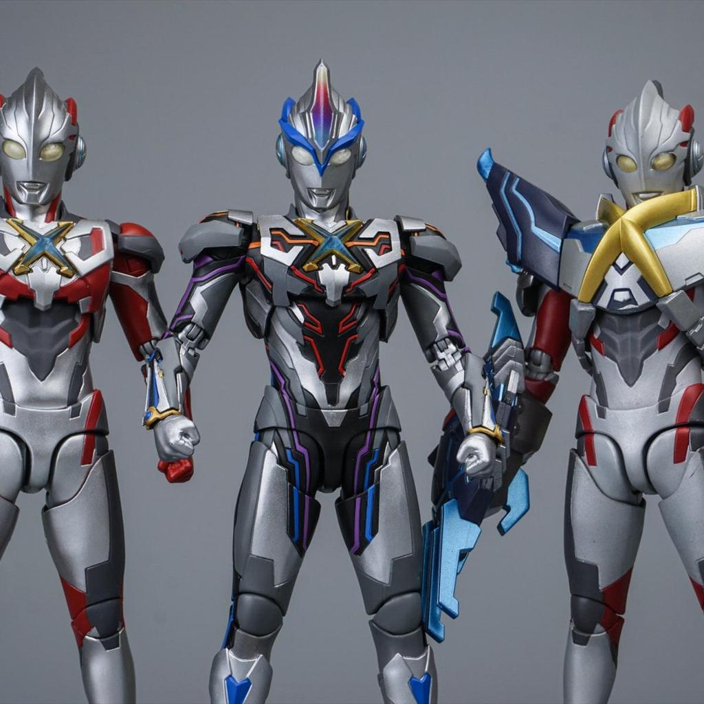 SHF Aix Hybrid Armor Ultraman Figure Siro Toy Joint Movable Diga Bryzeta Jede