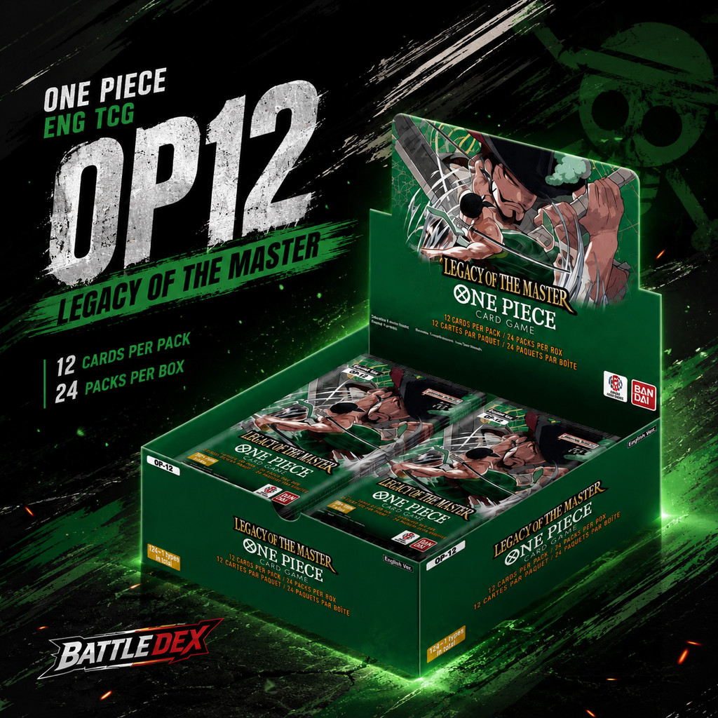 [พร้อมส่ง] ONE PIECE Card Game OP-12 Booster Box (ENG Ver) 🇺🇸 1กล่อง 24ซอง การ์ดวันพีชอังกฤษแท้ ส่งด่วน