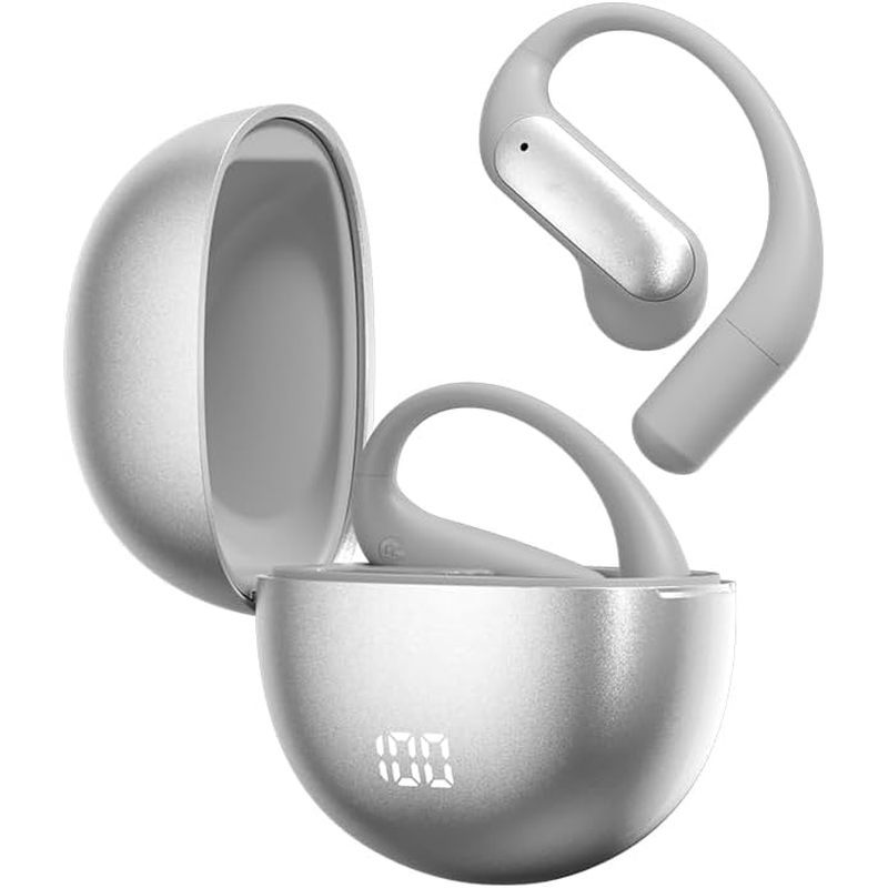 เปิดหูฟังกับ Earhooksoplay Control Touch: eq7 OverPods สําหรับ WorkoAir Conduction rotation Synchloa