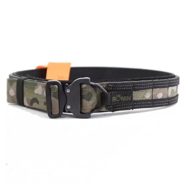 Ronin Ronin Belt Replica MOLLE System หัวเข็มขัด Cobra ในประเทศรุ่น 1.75 นิ้วยุทธวิธีมัลติฟังก์ชั่น