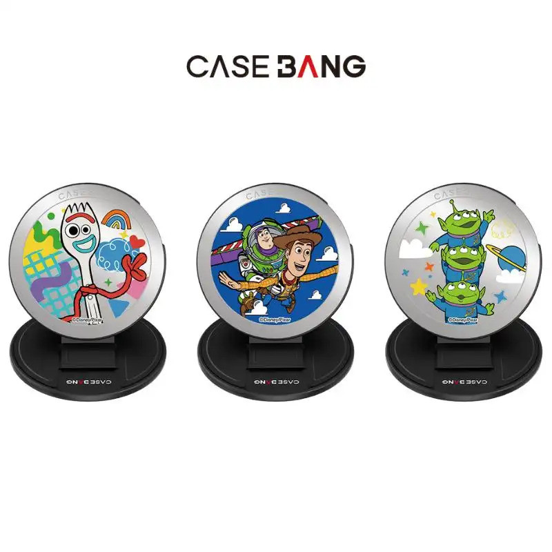Casebang Magnetic Playful Heart Battle Series ขาตั้งโทรศัพท์, การออกแบบทรายดูด, เข้ากันได้กับแม่เหล็ก, โครงสร้างที่ถอดออกได้แม่เหล็ก