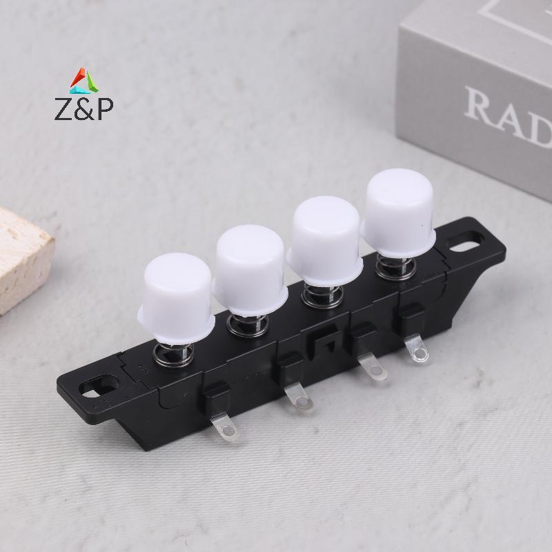 Z&P 1/2/3 ชิ้น 4 คีย์ 3 สปีด ​​สวิตช์ลูกบิดกลมอุปกรณ์เสริมสวิตช์พัดลมไฟฟ้าสากลสําหรับพัดลมตั้งโต๊ะพัดลมชั้นปลาค็อด