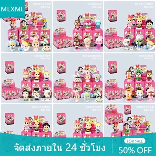 6 ชิ้นต่อกล่อง Powerpuff Girls Season Anime Gacha รูปชุดคอสเพลย์ตุ๊กตาสะสมของเล่นเด็กของขวัญตกแต่งบ้านเครื่องประดับรถเค้ก Topper ตกแต่ง MLML