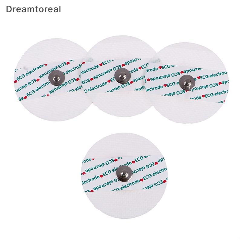 [DMT] 10 ชิ้น ECG EKG Electrode Patch ทางการแพทย์ทิ้ง ECG อุปกรณ์เสริมแผ่นอิเล็กโทรด ECG ไม่ทอ