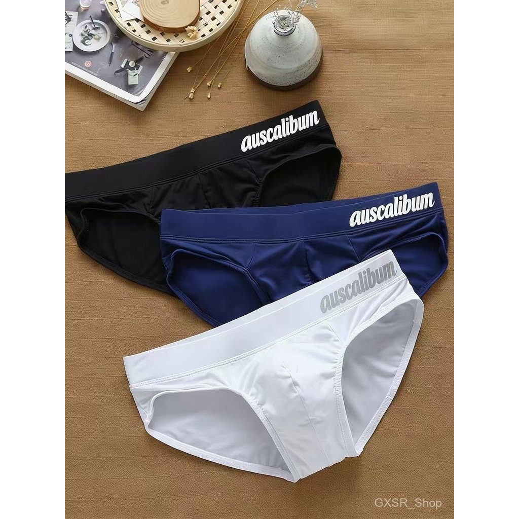 Add Add 🔥พร้อมส่ง🔥 กางเกงในชาย  ทรง briefs ผ้าไนลอน ผ้าลื่นใส่สบาย