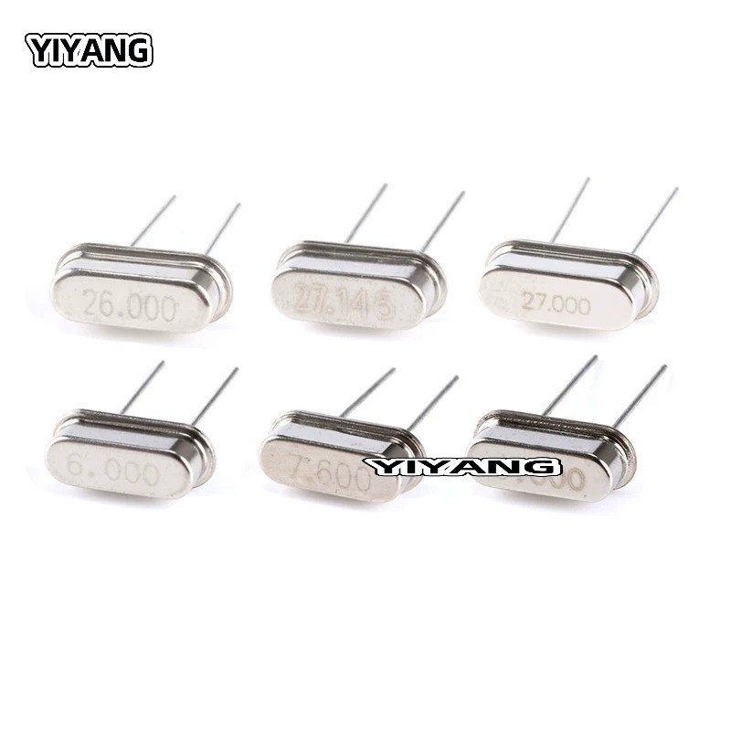 5 ชิ้น HC-49S Passive Crystal Oscilator, 4MHz-40MHz การแทรกโดยตรง YIYANG