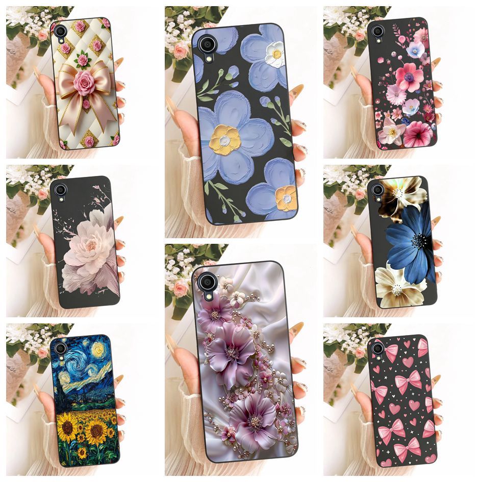 ใหม่ปลอกสําหรับ Asus ZenFone Live (L1) ZA550KL X00RD เคสโทรศัพท์ Elegant Sunflower นุ่มสีดําซิลิโคนส