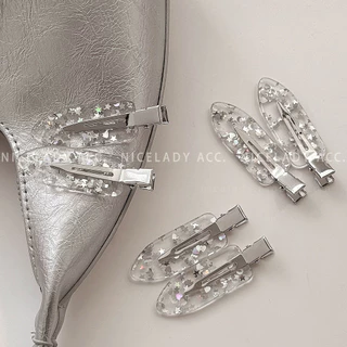 Galaxy Star เลื่อมกิ๊บติดผมไม่มีรอยต่ออารมณ์เรียบง่ายคลิปด้านข้างกิ๊บติดผมหัก