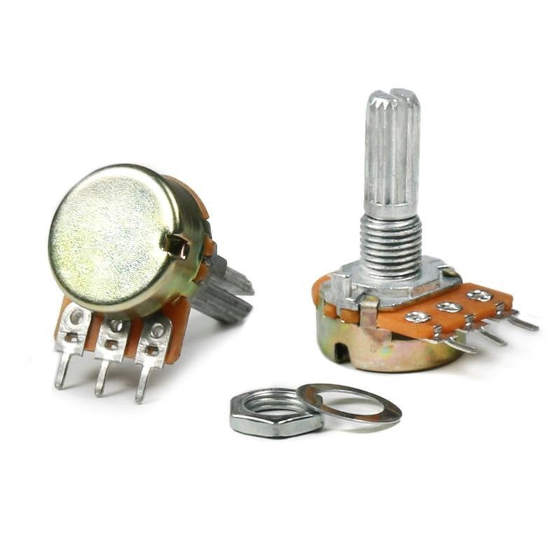 Single Potentiometer WH148 ปรับความต้านทานความยาว 20 มม.1K/B5K/B10K/B20K/B50K/B