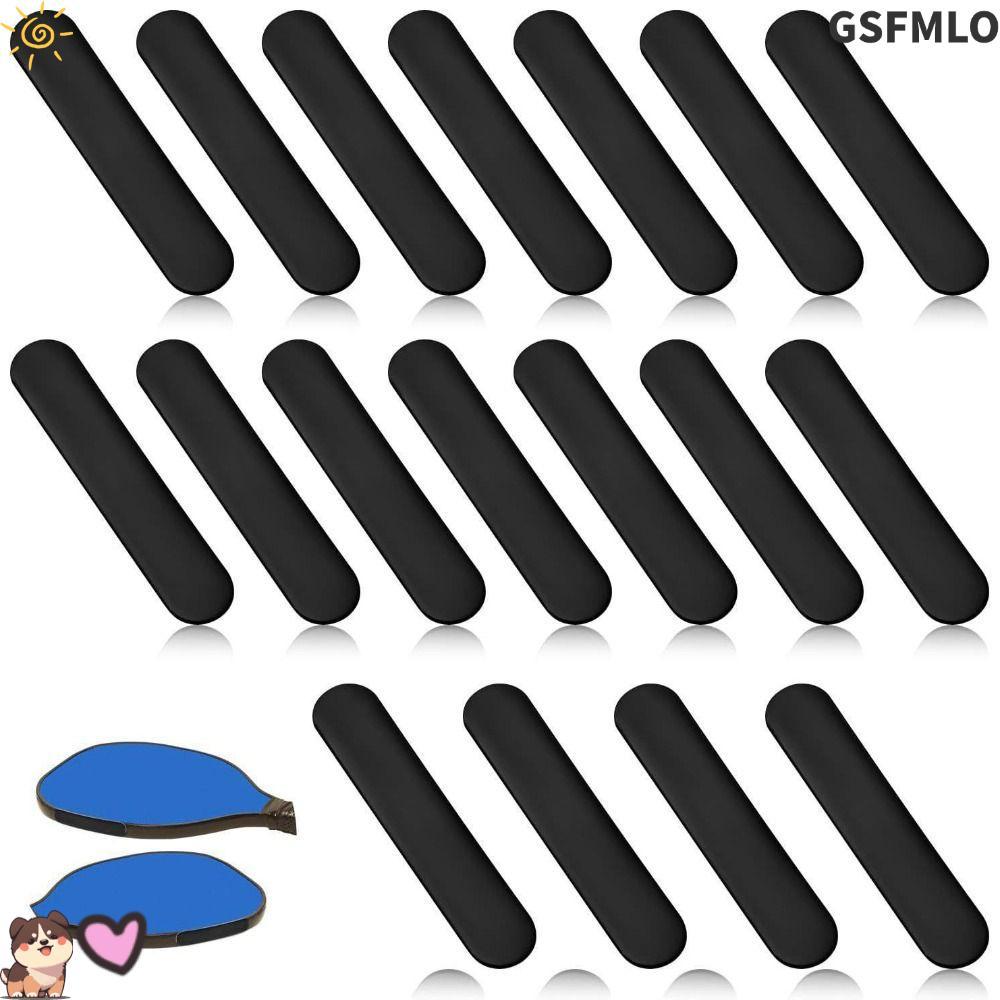 GSFMLO 10 ชิ้นกอล์ฟคลับแผ่นตะกั่วถ่วงน้ําหนัก, Self-กาว Universal Pickleball ตะกั่วเทป,สีดําเงิน Pickleball Paddle เทป