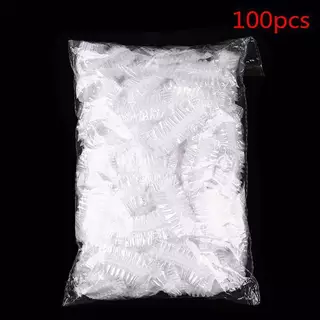 Vareno ที่ครอบหูกันน้ำ100ชิ้นที่ครอบหูสำหรับอาบน้ำร้านเสริมสวยที่ครอบหูป้องกันผมย้อมสี