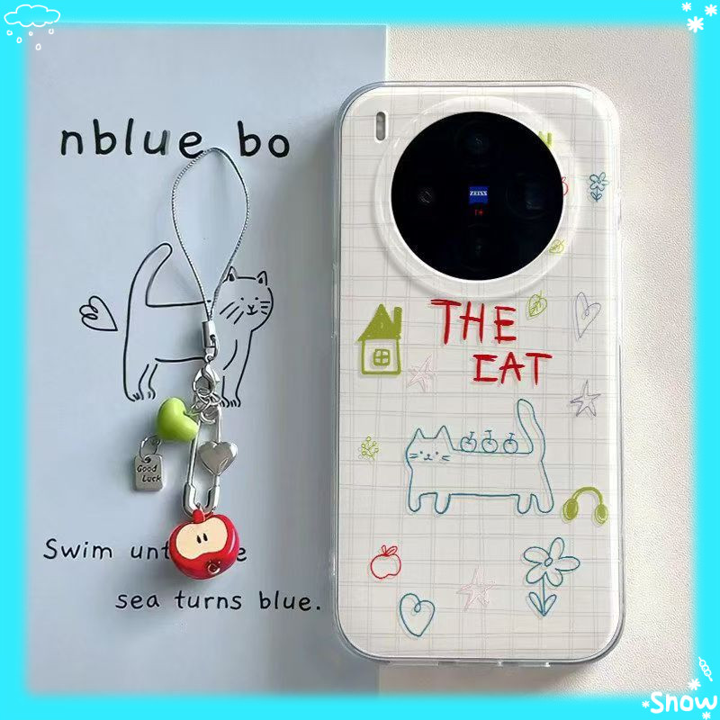 House Cat เหมาะสําหรับ OPPO Findx8s Plus เคสโทรศัพท์ Findx9 Pro/Findx8 Pro กันกระแทก Findx8 Ultra อะ