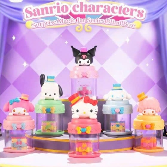 (Moytch ของแท้) Blind Box Model - ตัวละคร Sanrio - Surprise Magic Jar Blind Box - MM77