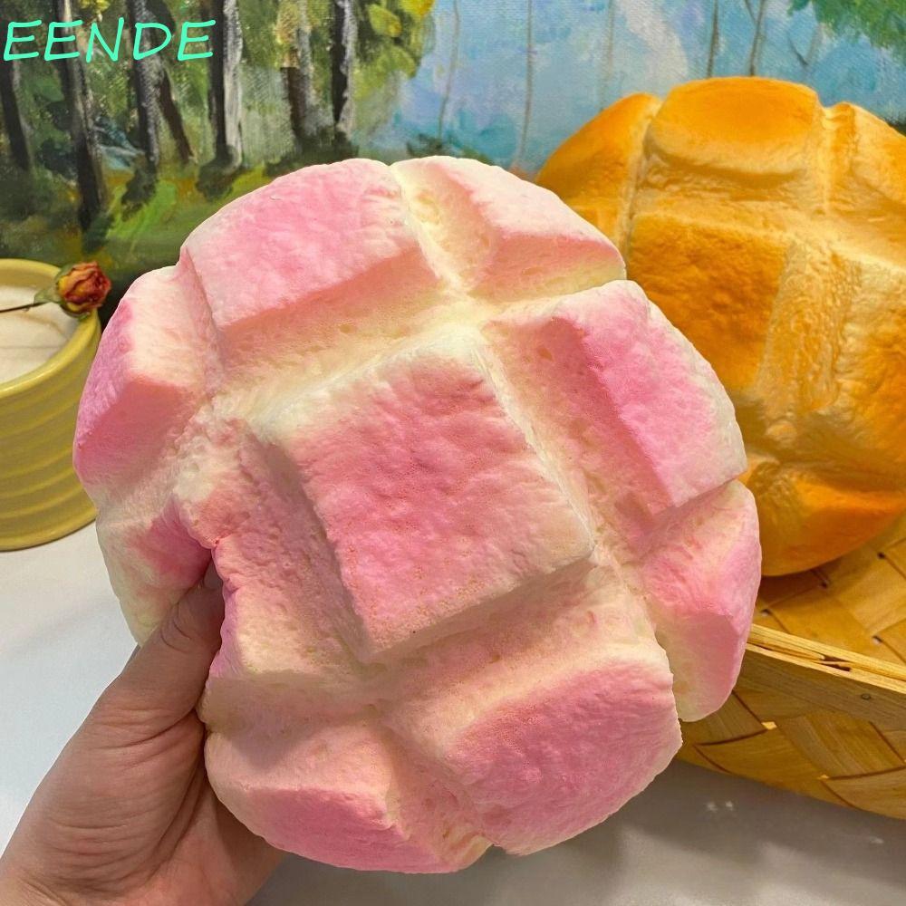 EENDE ขนมปัง Squishy ของเล่น, จําลองขนาดใหญ่ Sensory Fidget ขนมปัง, เด็กนุ่มยืดหยุ่นสมจริง Prank ตกแต่งสับปะรด Bun Squishy ของเล่นเด็ก