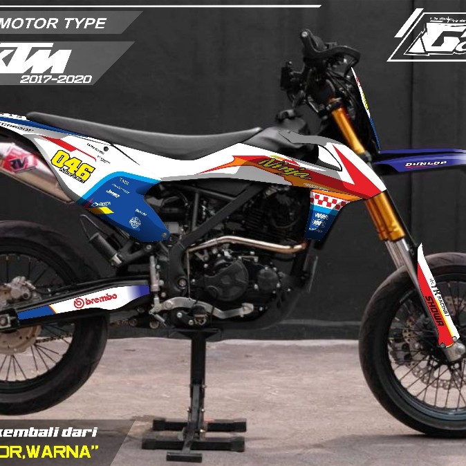 สติ๊กเกอร์รูปลอก KTM 250 2017 - 2020 Fullbody Decal Sticker KTM 2017 - 2020