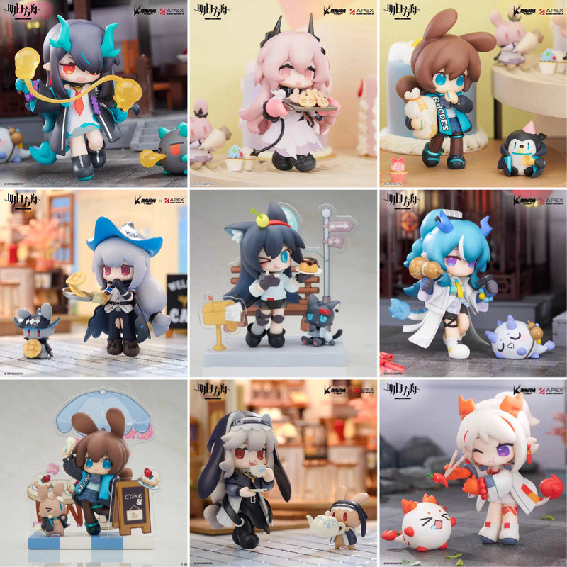 Authentic Original APEX TOYS Arknights Dessert Time Cuties Chibi Amiya Doctor Blaze Skadi Figure