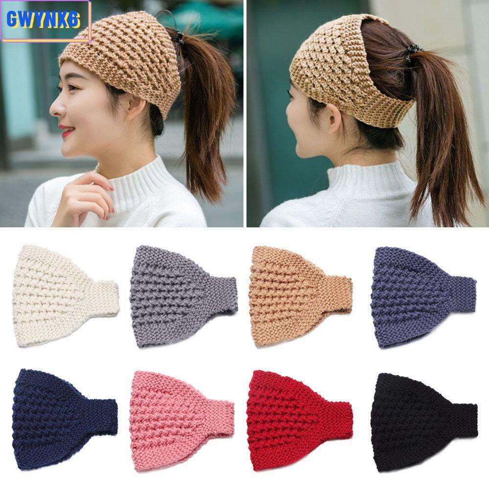 GWYNX6 อุ่นหมวก Warm Headwear ผ้าพันคอสําหรับสาวหัว Wraps