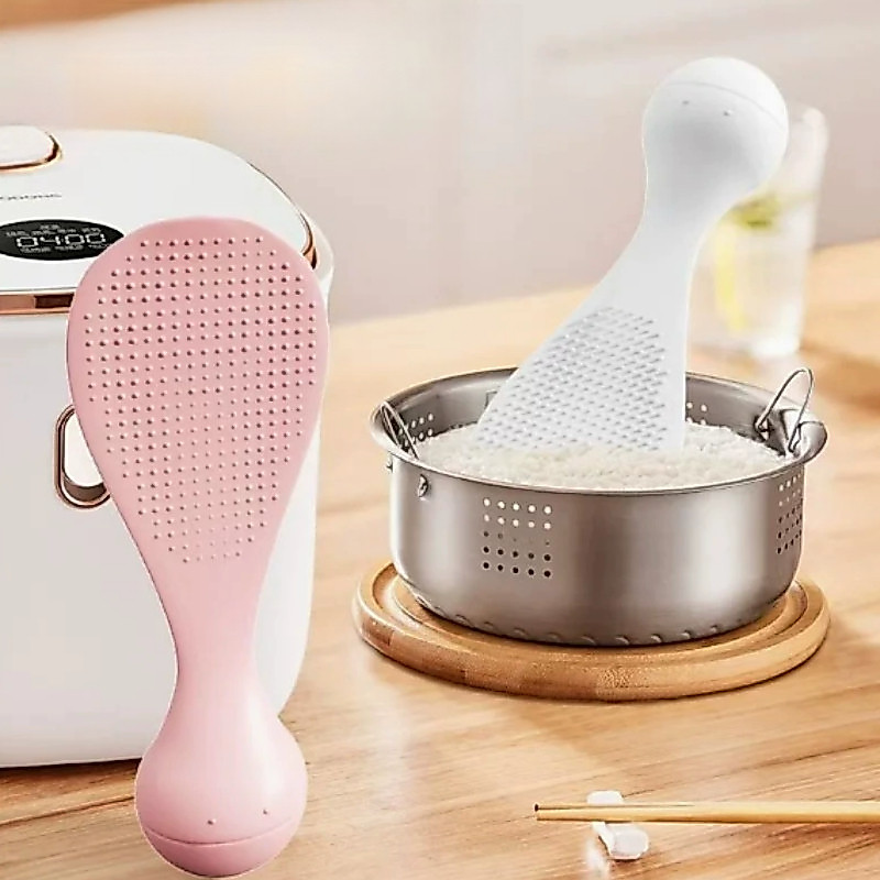 Tumble Anti Stick Rice Scoop หน้าแรกช้อนข้าวใหม่ ครัวยืนขึ้นไม่เจ็บหม้อตักข้าว